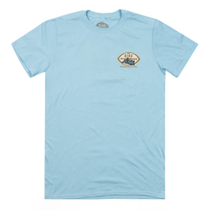 BING PLANER Premium S/S T-Shirt - Light Blue - Bing Surfboards