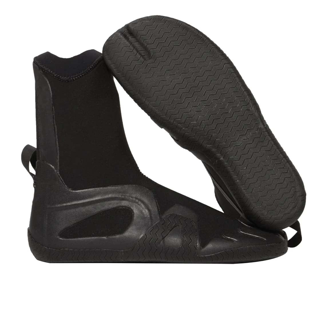 VISSLA HIGH SEAS II 3MM SPLIT TOE BOOTIE - BLK - Bing Surfboards