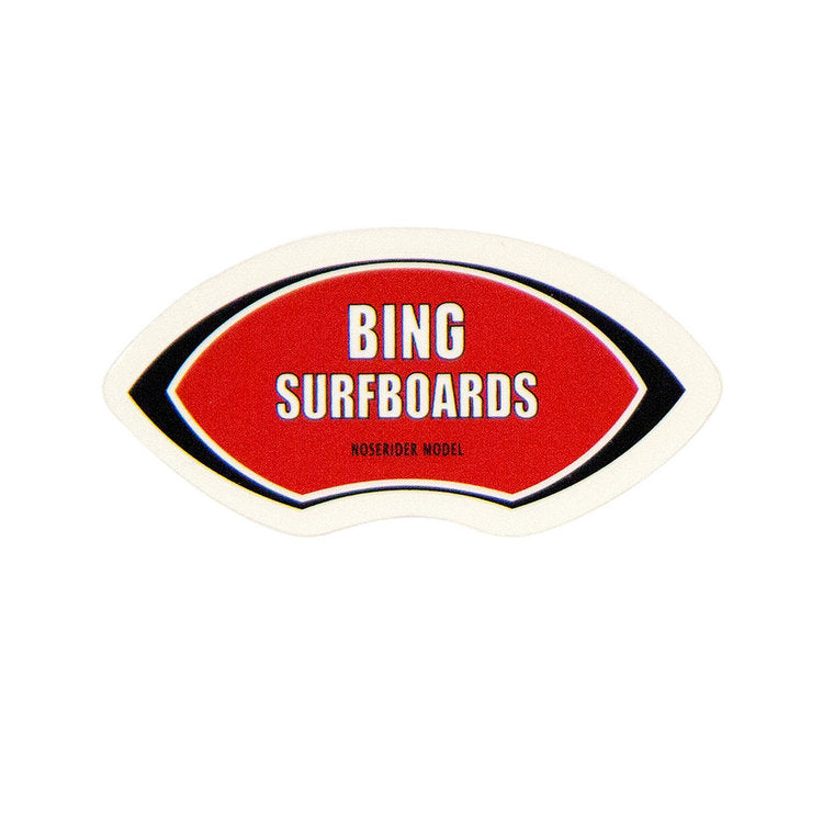NOSERIDER STICKER LARGE - Bing Surfboards