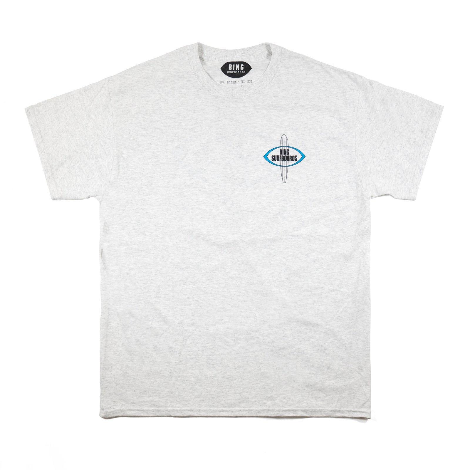PIPELINER Classic S/S T-Shirt - Ash - Bing Surfboards