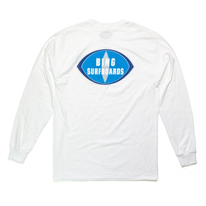 ORIGINAL BING Classic L/S T-Shirt - White - Bing Surfboards