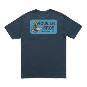 HOWLER BROS. EL MONITO BADGE TEE - KEY LARGO