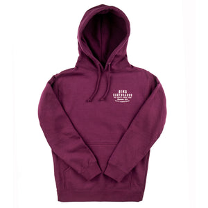 QUALITY MANUFACTURING Premium Hooded Sweatshirt - Maroon - Bing Surfboards