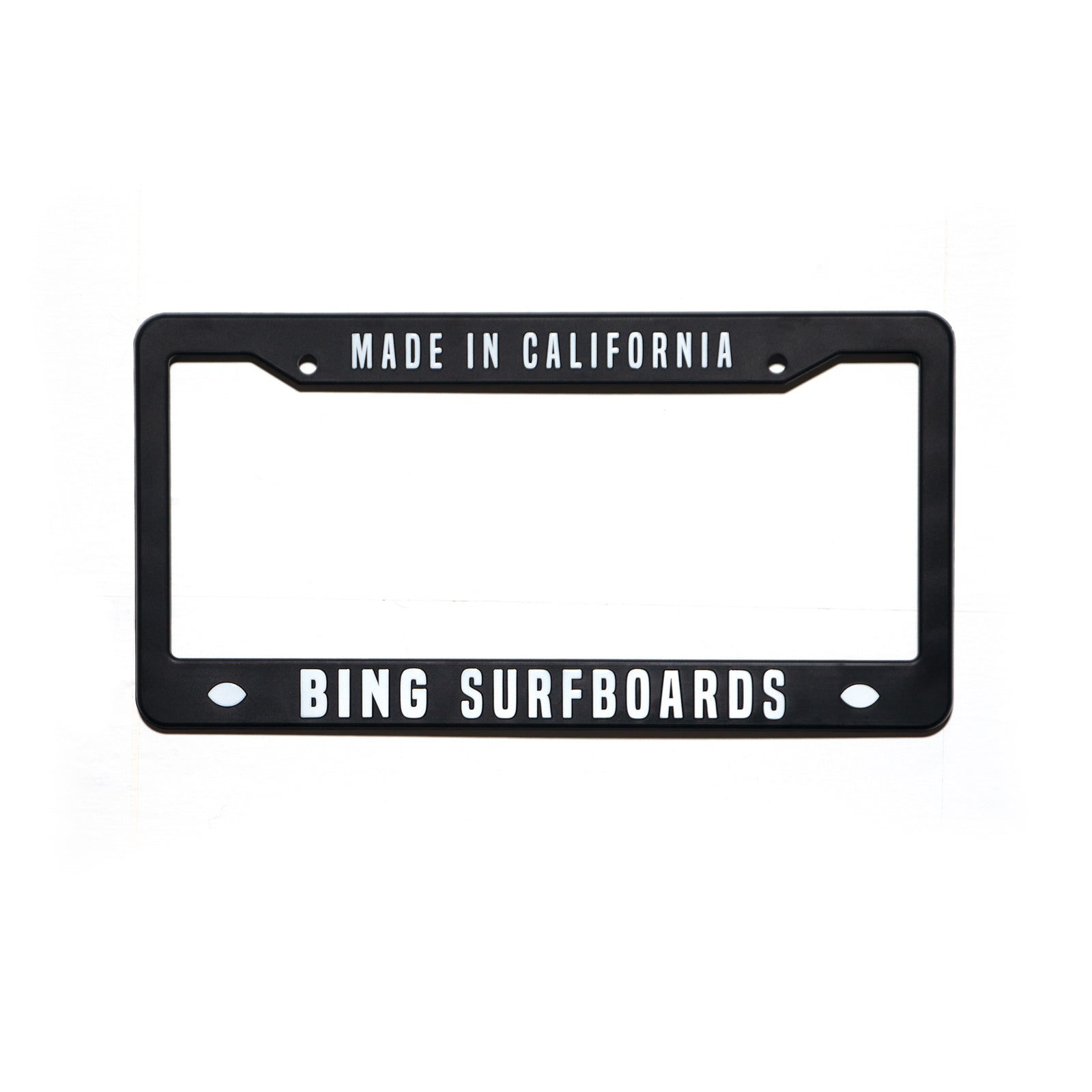 MADE IN CA LICENSE PLATE FRAME - Bing Surfboards