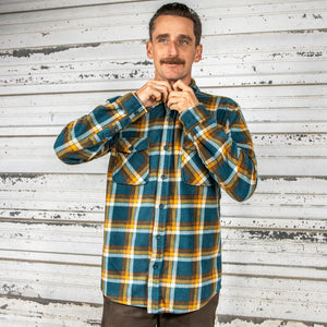 BING TRAILS FLANNEL - TEAL