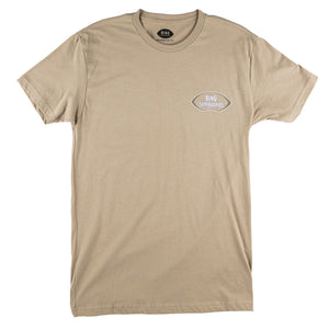 Noserider 2.0 Premium S/S T-Shirt - Tan - Bing Surfboards