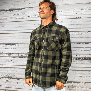 BING EL CAPITAN JACKET - OLIVE - Bing Surfboards