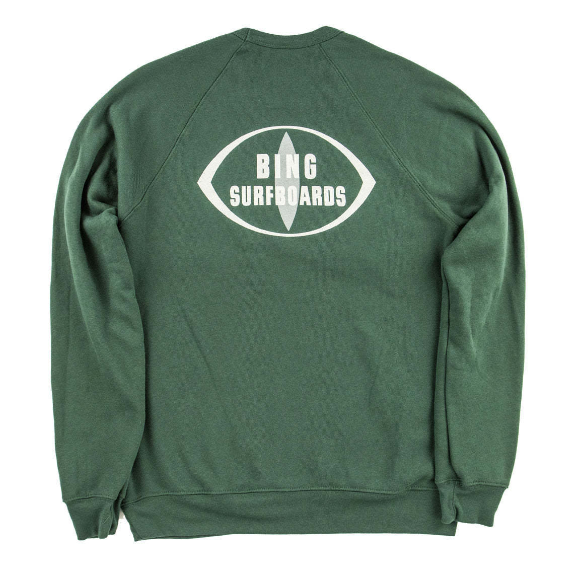 ORIGINAL BING 2.0 Premium Crew Sweatshirt - Forest - Bing Surfboards