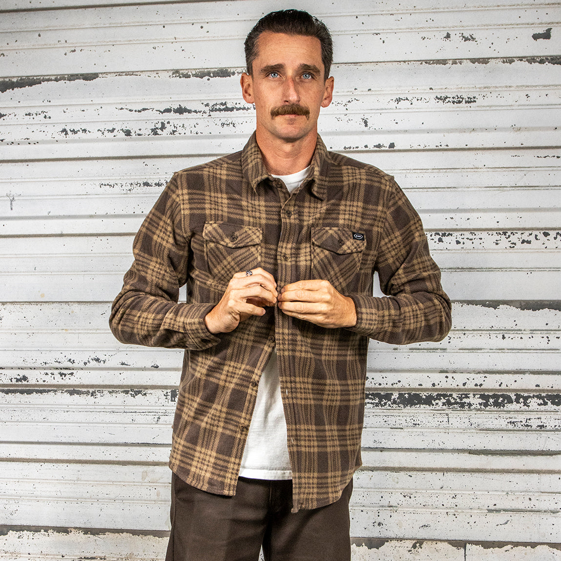 BING BUSTER FLANNEL - BROWN