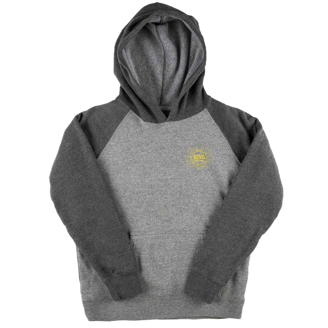 MANDALA II Kids Hooded Pullover - Nickel/Carbon - Bing Surfboards