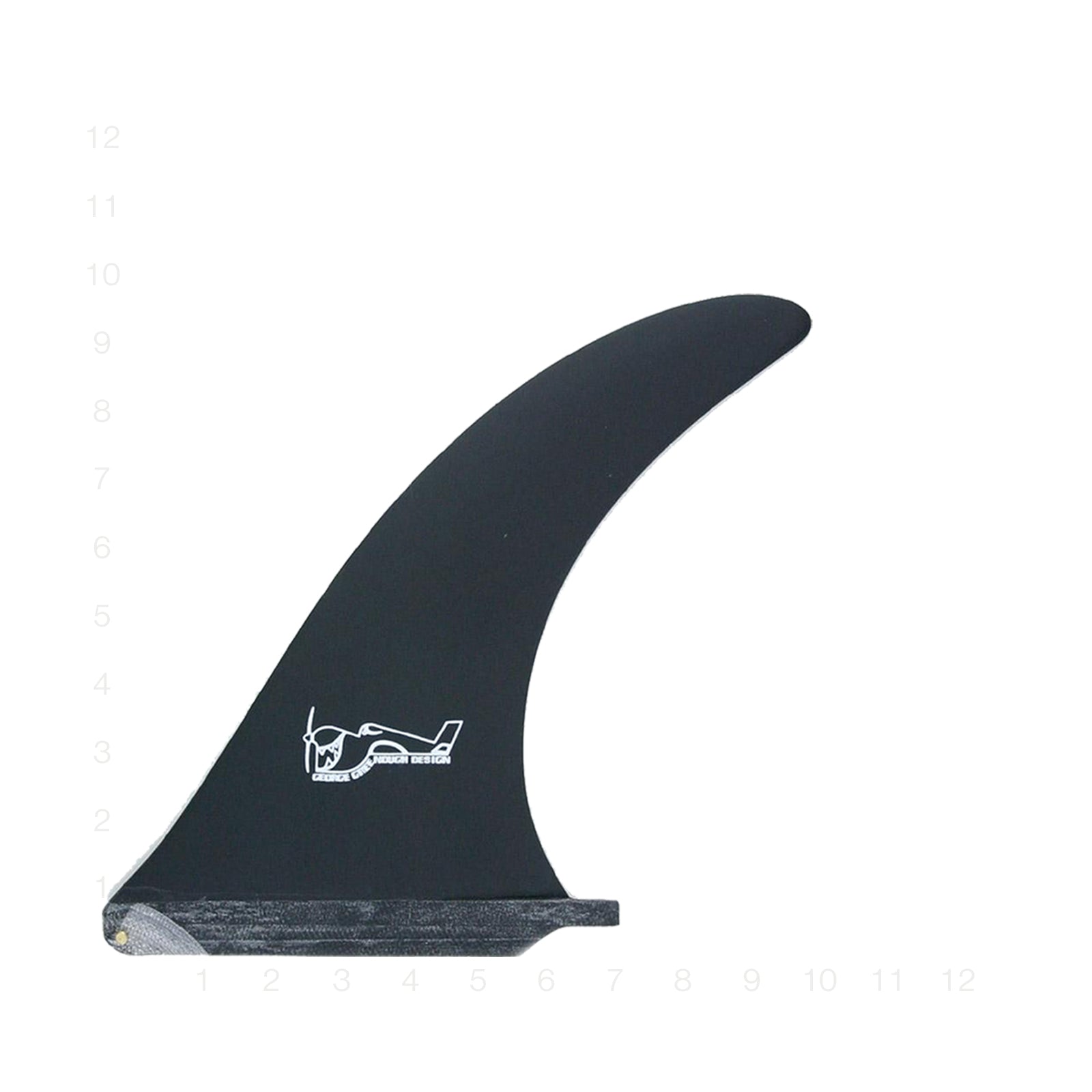 TRUE AMES 4A - 9.75" BLACK - Bing Surfboards