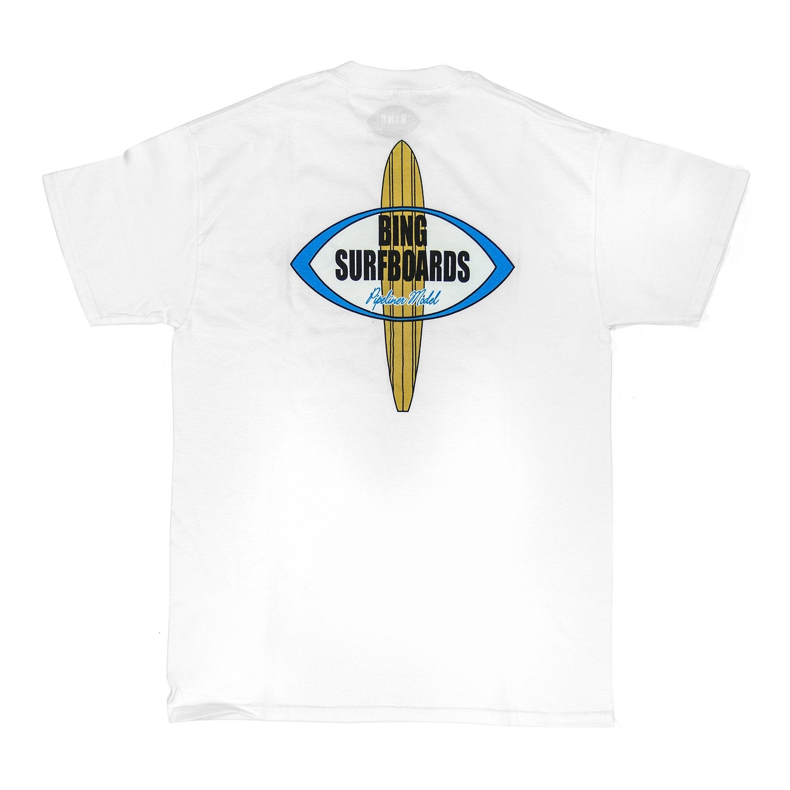 PIPELINER Classic S/S T-Shirt - White - Bing Surfboards