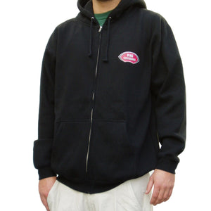 NOSERIDER Premium Hooded Zip Sweatshirt - Black