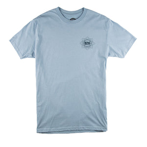 Mandala II Premium S/S T-Shirt - Stonewash Denim - Bing Surfboards