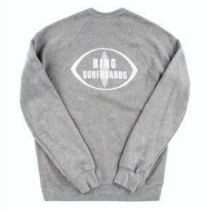 ORIGINAL BING 2.0 Premium Crew Sweatshirt - Deep Heather - Bing Surfboards