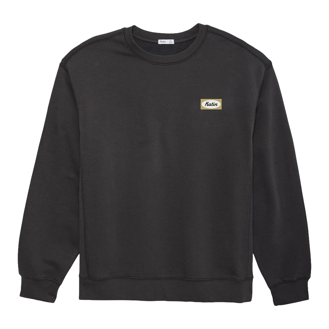 KATIN EMB CREW FLEECE - BLACK - Bing Surfboards