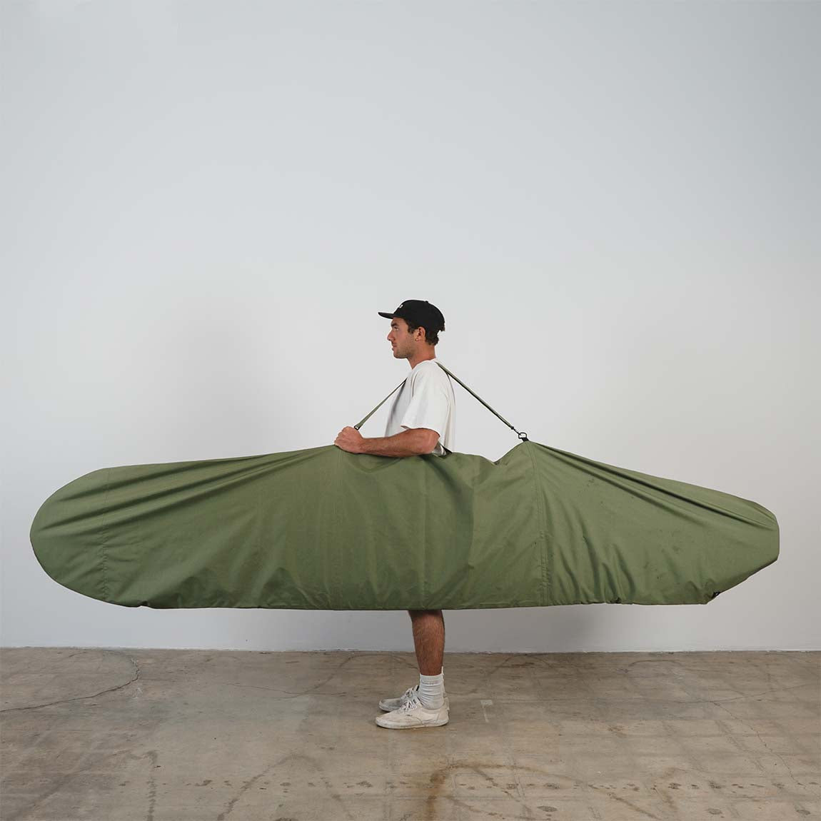 FARO 9' BOARDBAG - OLIVE - Bing Surfboards