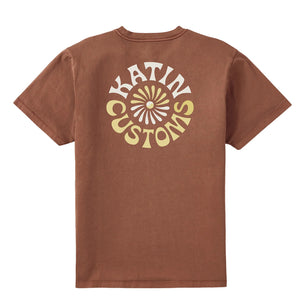 KATIN TWIRL TEE - BROWN