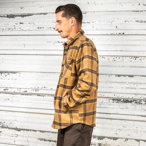 BING FORTE FLANNEL JACKET - BROWN - Bing Surfboards