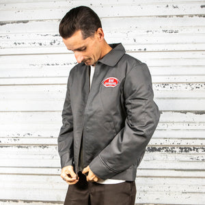 BING NOSERIDER MECHANIC JACKET - GREY - Bing Surfboards