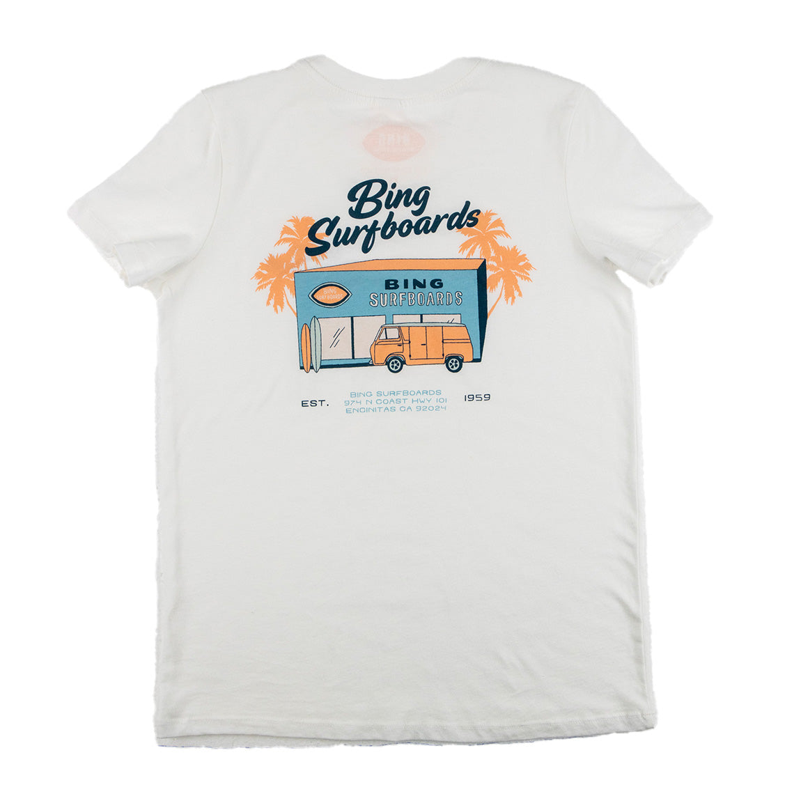 THE SHOP Premium Womens S/S T-Shirt White - Bing Surfboards