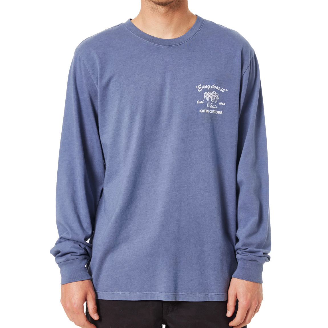 KATIN SUDS L/S TEE - BLUE - Bing Surfboards