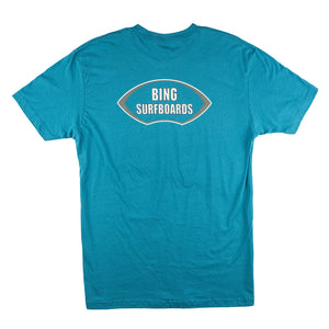 Noserider 2.0 Premium S/S T-Shirt - Teal - Bing Surfboards