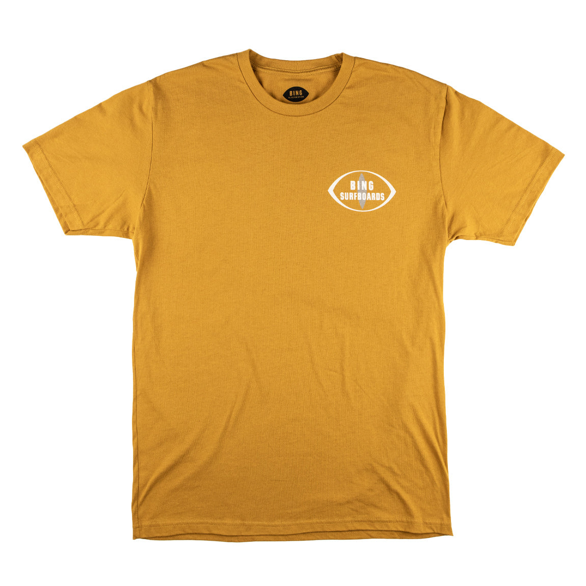 Original Bing 2.0 Premium S/S T-Shirt - Antique Gold - Bing Surfboards
