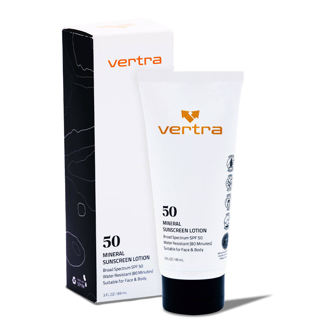 VERTRA 50+ MINERAL SUNSCREEN LOTION - Bing Surfboards