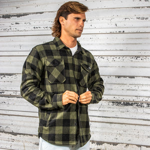 BING EL CAPITAN JACKET - OLIVE - Bing Surfboards
