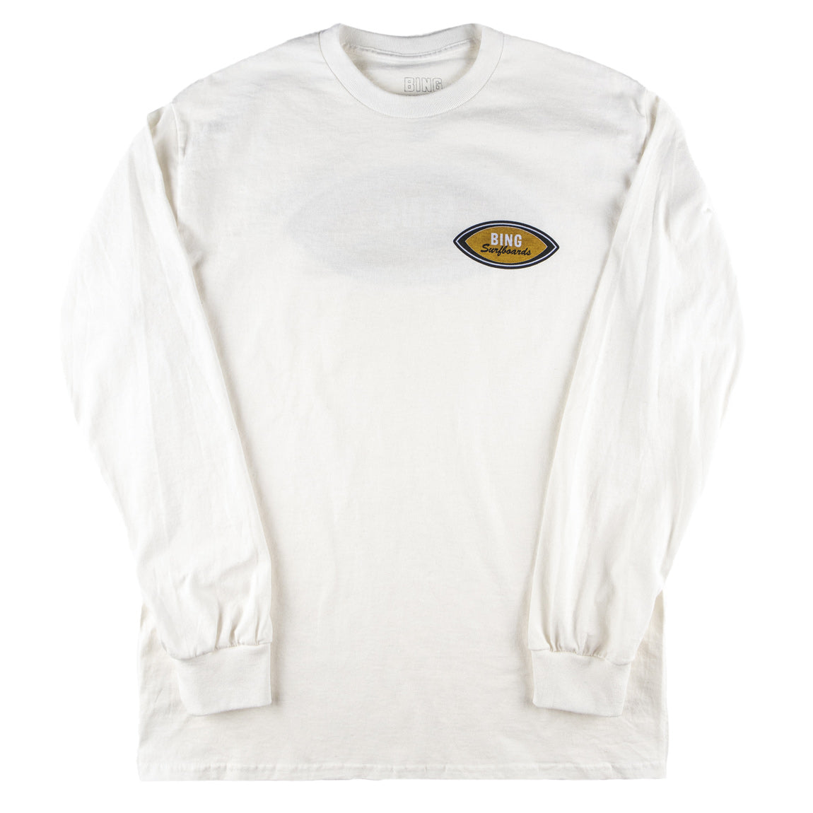 1965 Standard L/S T-Shirt - White - Bing Surfboards