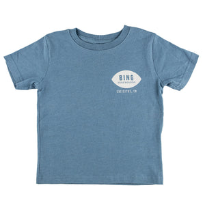 CLASSIC ENCINITAS II Triblend Toddler S/S T-Shirt - Indigo - Bing Surfboards