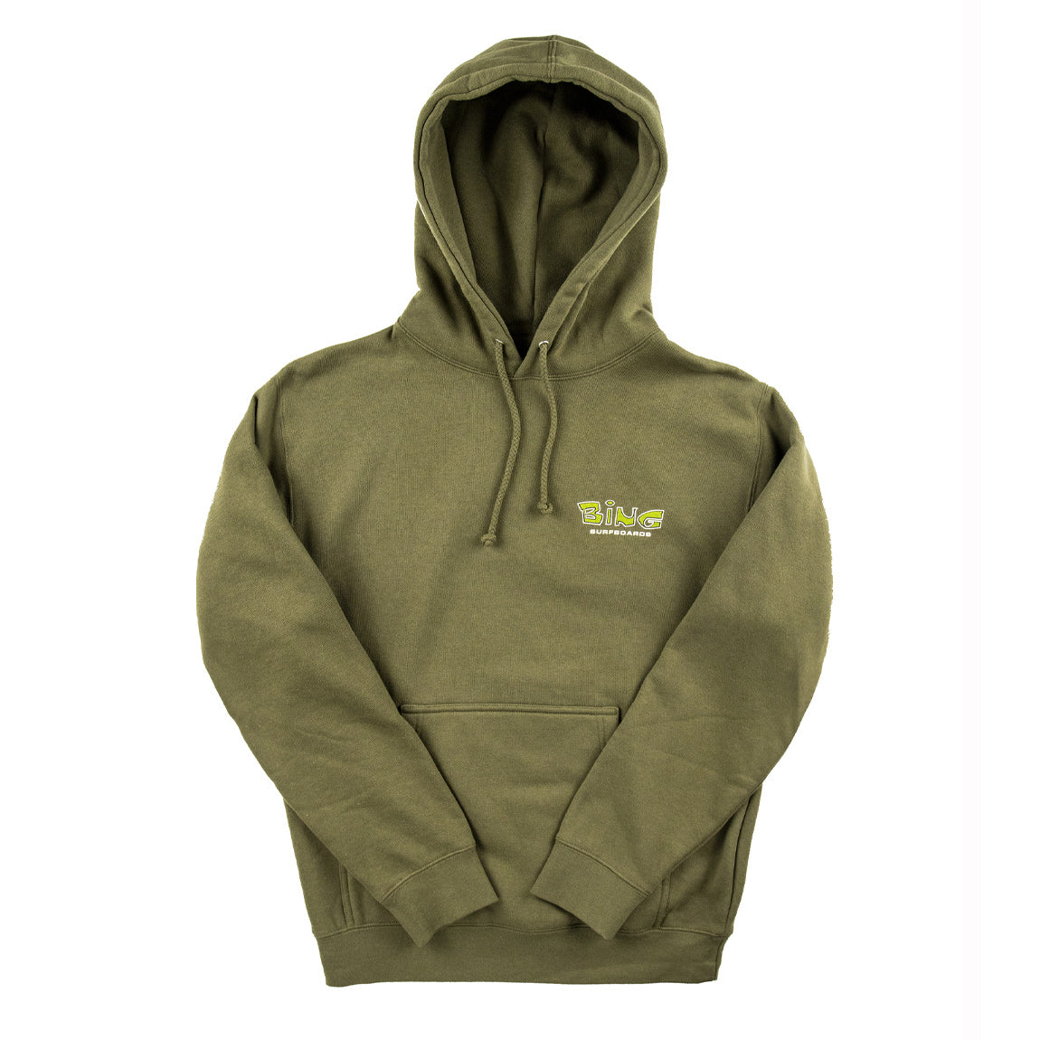 GOOFY Premium Hooded Sweatshirt - Army - Bing Surfboards