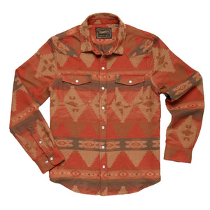 HOWLER SHERIDAN FLANNEL - TERRACOTTA - Bing Surfboards