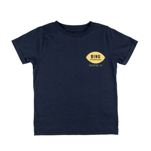 CLASSIC ENCINITAS II Premium Toddler S/S T-Shirt - Navy - Bing Surfboards