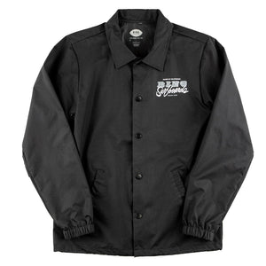 VAN SCRIPT Coaches Jacket Black - Bing Surfboards