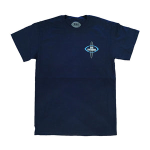 PIPELINER Classic S/S T-Shirt - Navy - Bing Surfboards