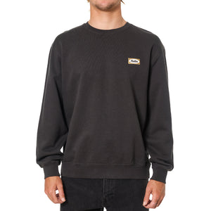 KATIN EMB CREW FLEECE - BLACK - Bing Surfboards