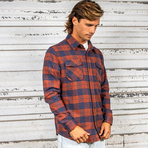 BING COSTELLO FLANNEL - NAVY - Bing Surfboards
