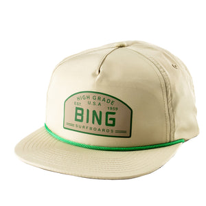 BING HIGH GRADE HAT - KHAKI - Bing Surfboards