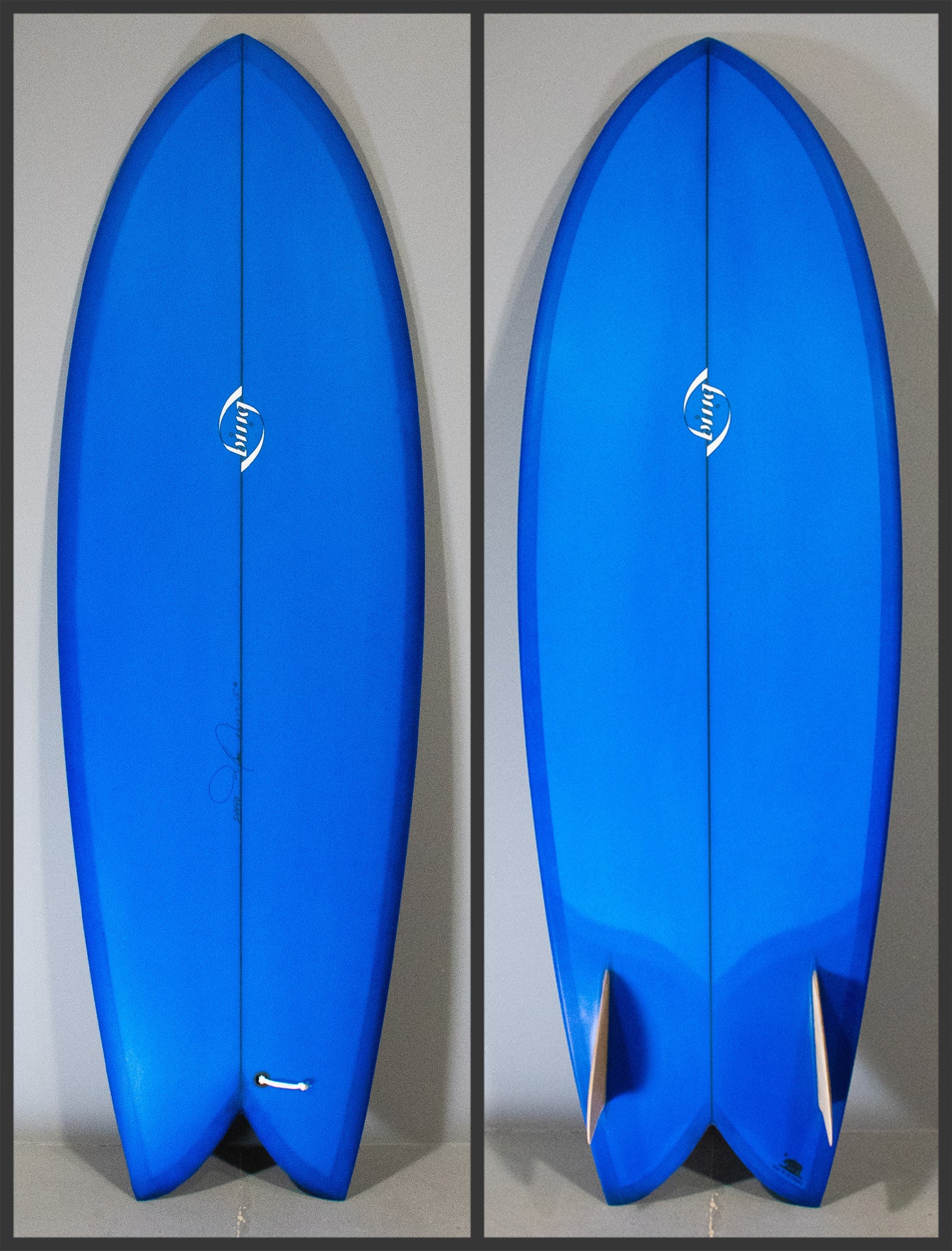 24440 5'8" TWIN FIN FISH - Bing Surfboards