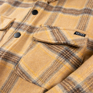 BING FORTE FLANNEL JACKET - BROWN - Bing Surfboards