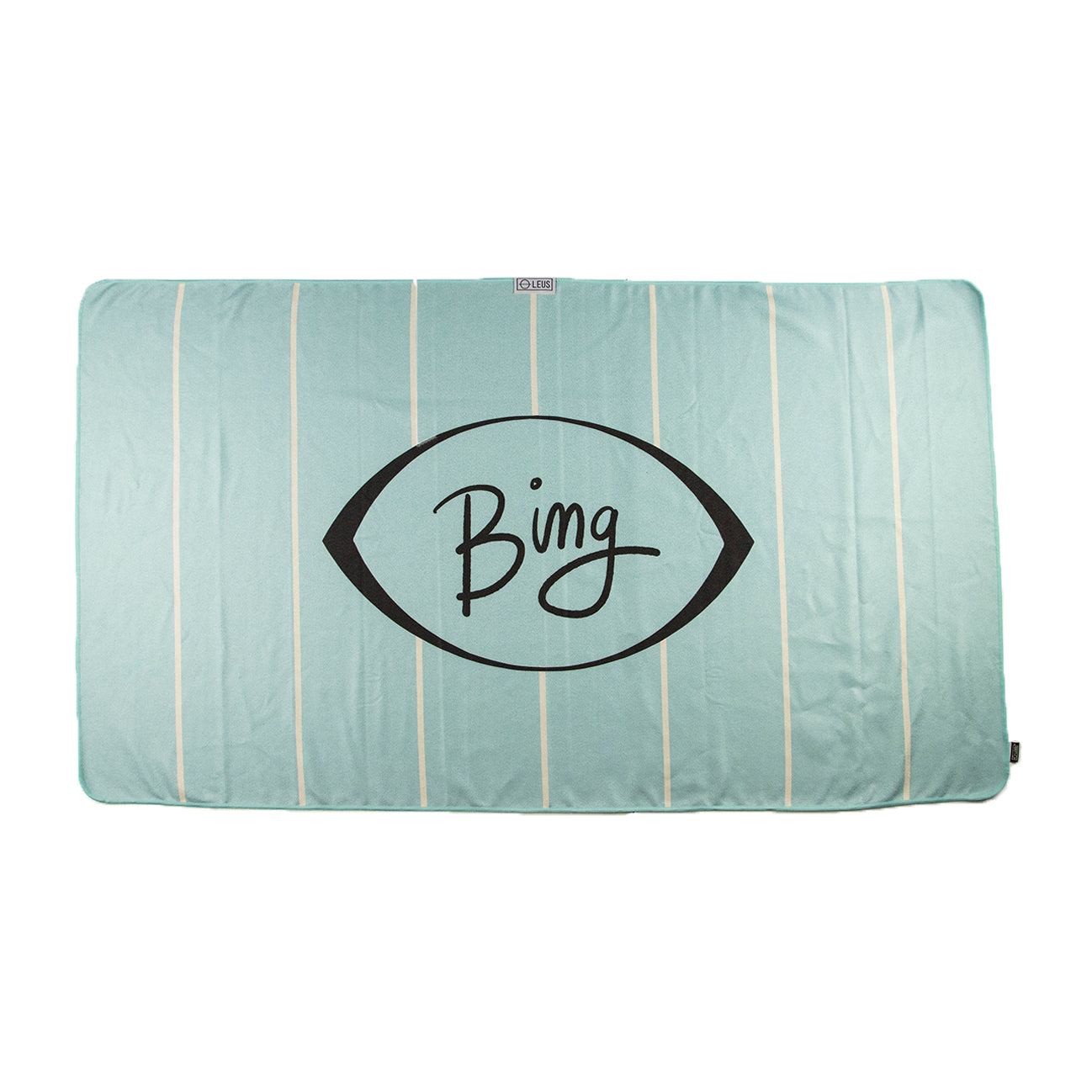 HERMOSA Beach Towel Seafoam Stripe - Bing Surfboards