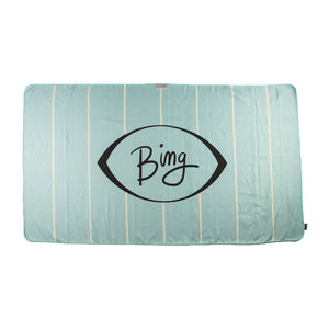 HERMOSA Beach Towel Seafoam Stripe - Bing Surfboards