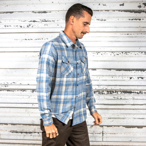 BING DUSTIN FLANNEL - BLUE - Bing Surfboards