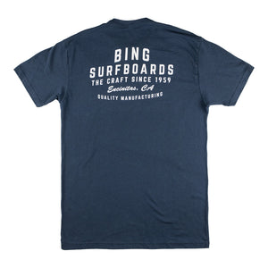 Quality Manufacturing Premium S/S T-Shirt - Indigo - Bing Surfboards