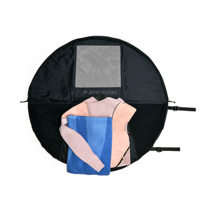 AMFIBION SHORELINE CHANGING BACKPACK - BLACK - Bing Surfboards