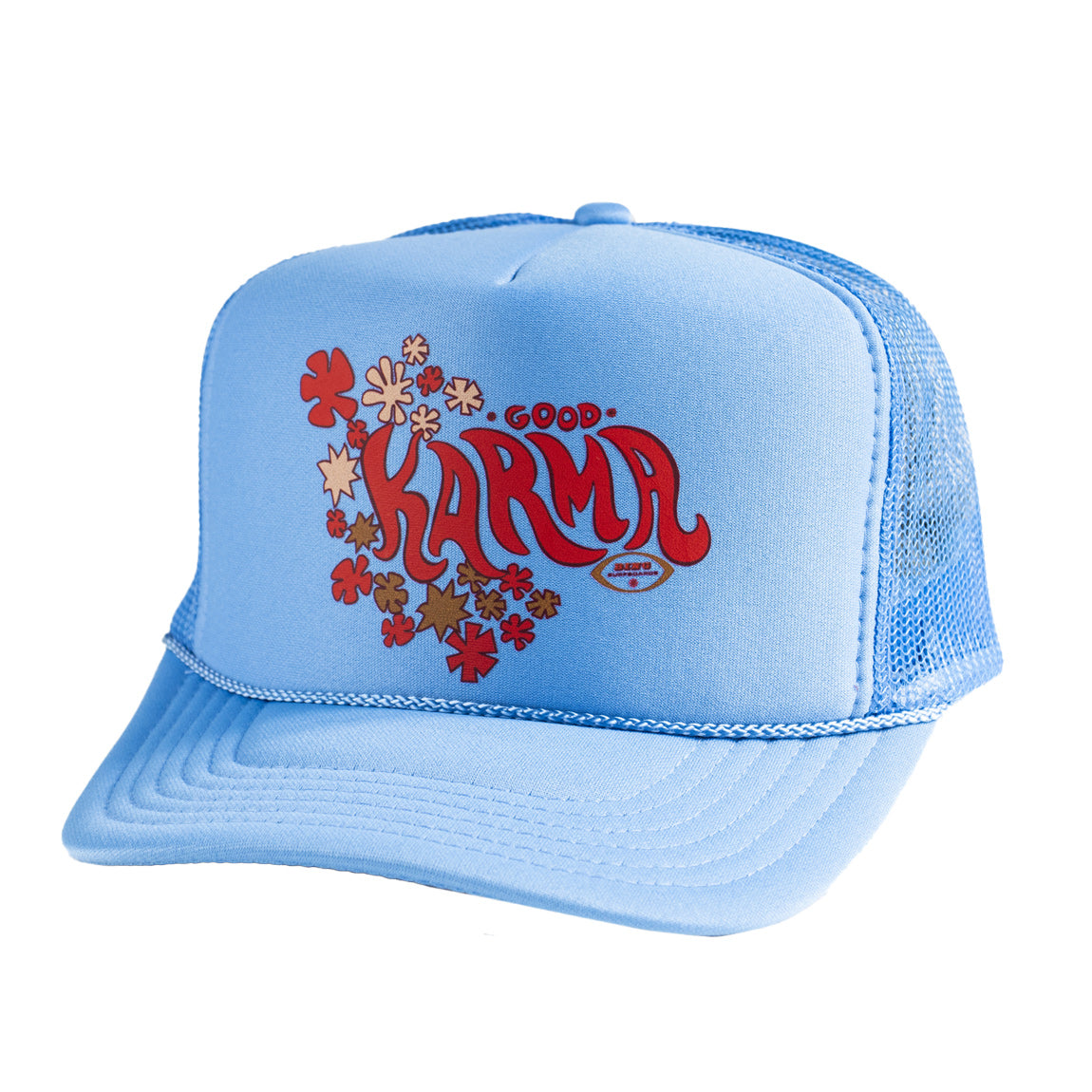 GOOD KARMA Trucker Hat- College Blue - Bing Surfboards