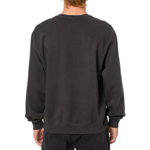 KATIN EMB CREW FLEECE - BLACK - Bing Surfboards