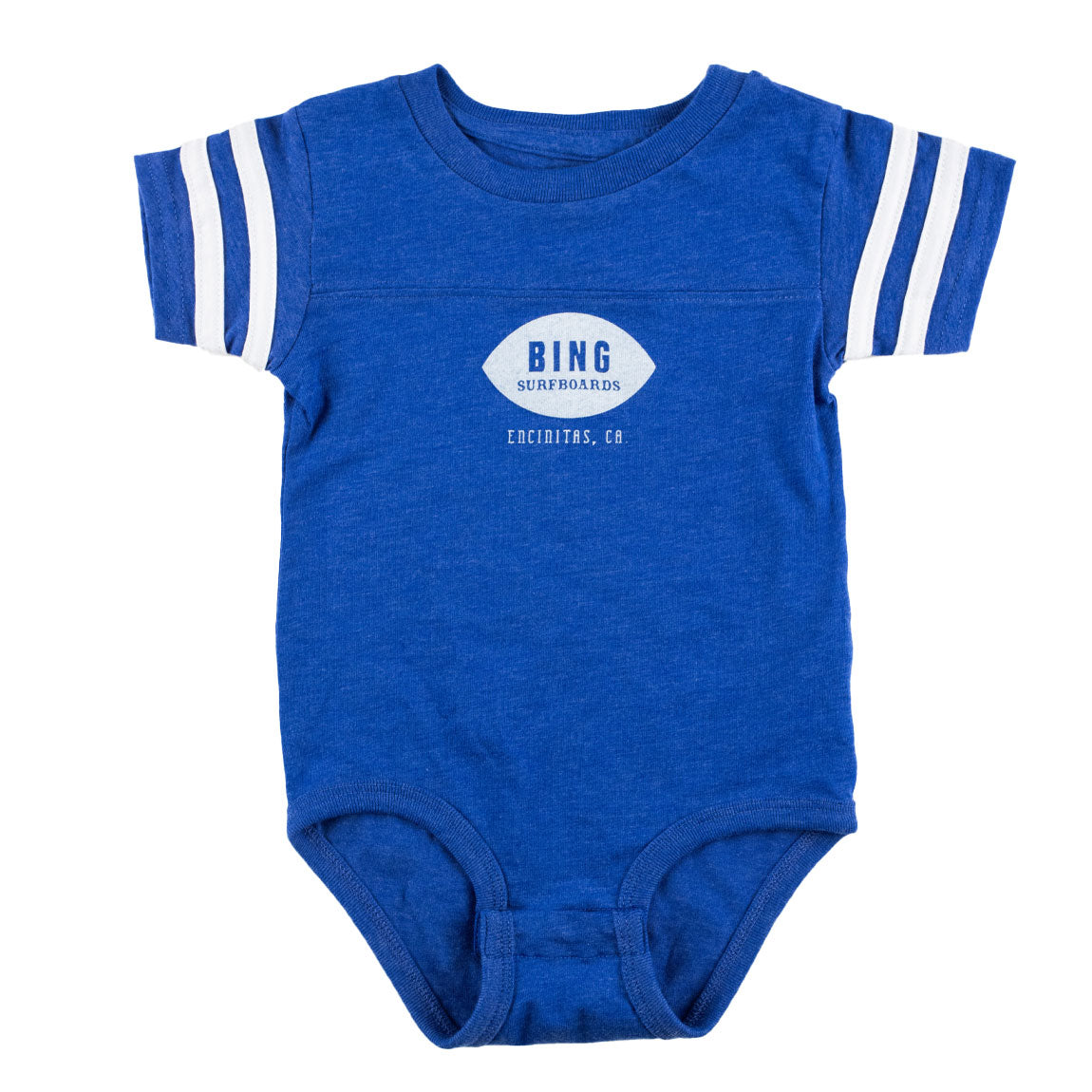 CLASSIC ENCINITAS II Premium Baby Onesie - Vintage Royal - Bing Surfboards